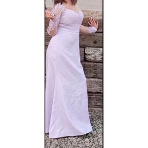Hebeos Size 10 Lavender Bridesmaid dress